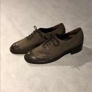 Brown oxfords